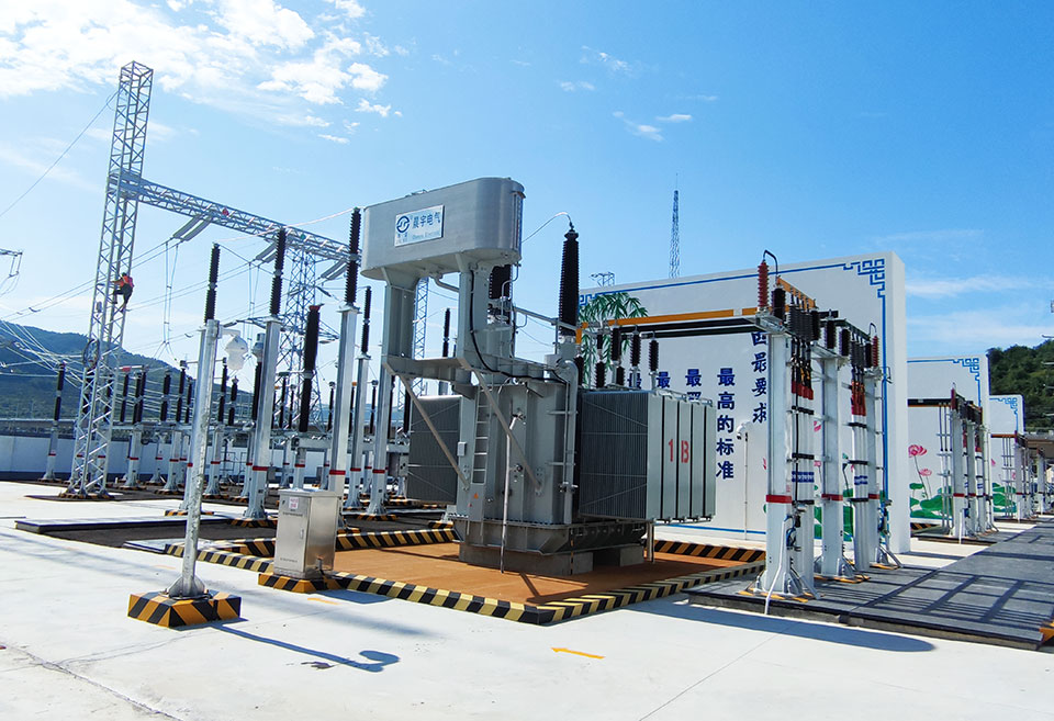 Chenyu Electrical's traction transformers connected at the Jilai High-Speed Railway site